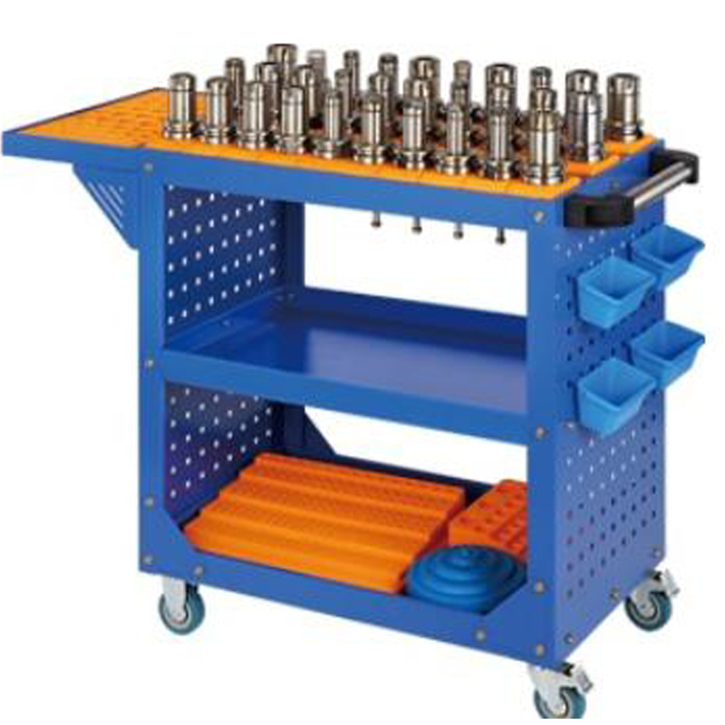 Carrello del pannello perforato blu CNC